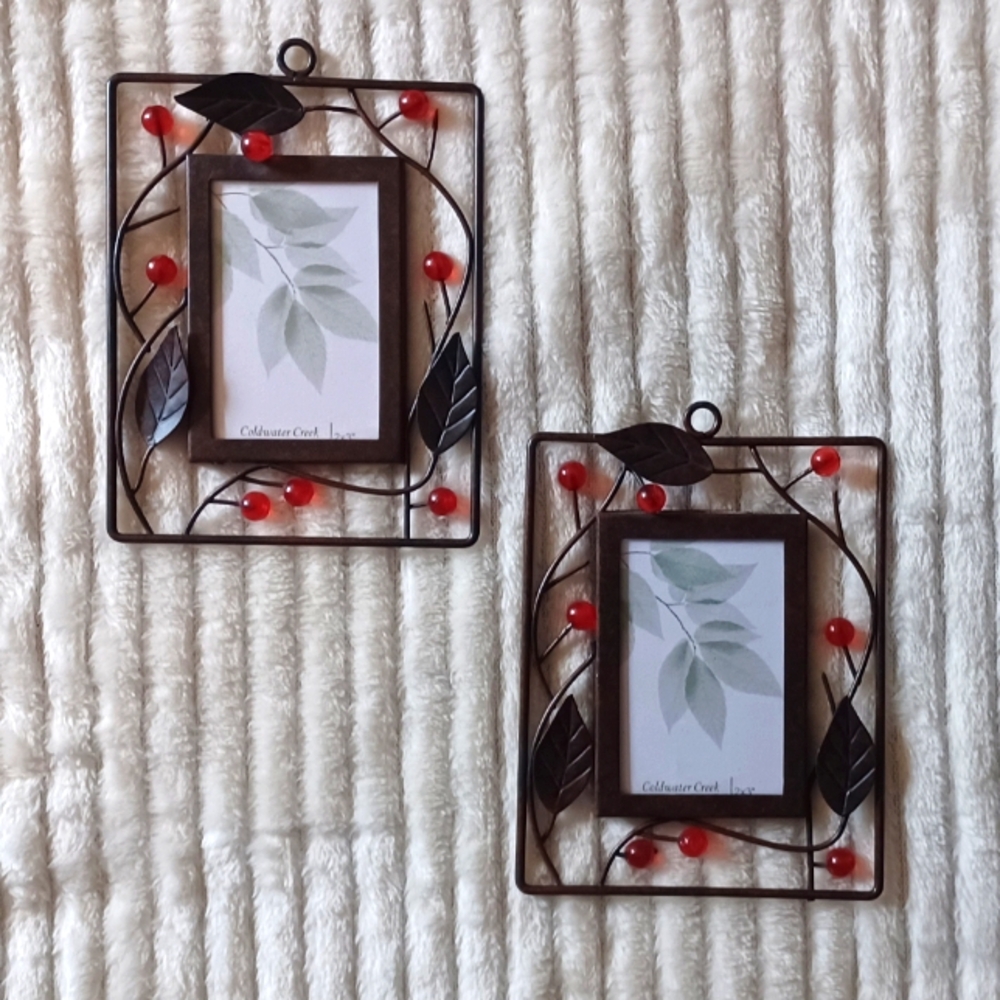 🆕️ Set of 2 Small Coldwater Creek Picture Frames